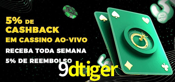 Promoções do cassino ao Vivo 9dtiger